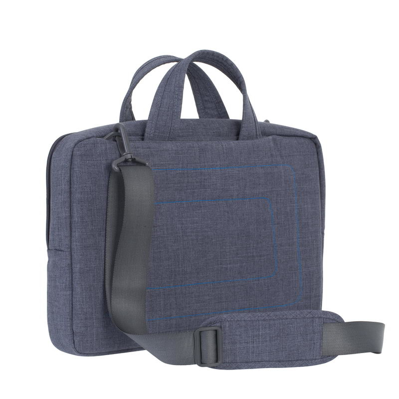 Rivacase 7520 Canvas Shoulder Bag Grey Laptop 13.3 Inch