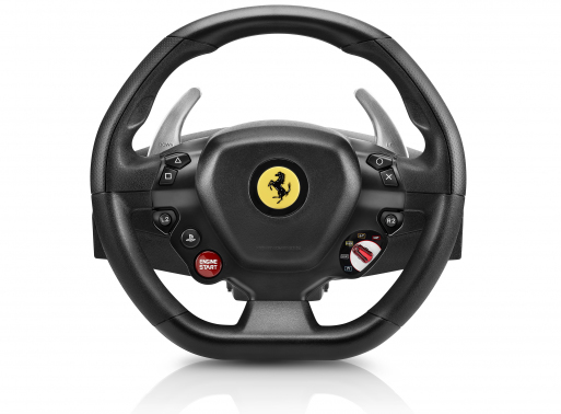 Thrustmaster T80 Ferrari 488 GTB Edition Racing Wheel + Pedals for PS4