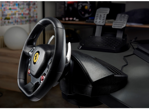 Thrustmaster T80 Ferrari 488 GTB Edition Racing Wheel + Pedals for PS4