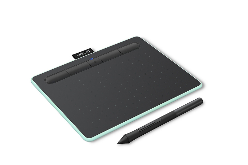 Wacom Intuos S Pistachio Bluetooth Creative Pen Tablet - CTL-4100WLE-N